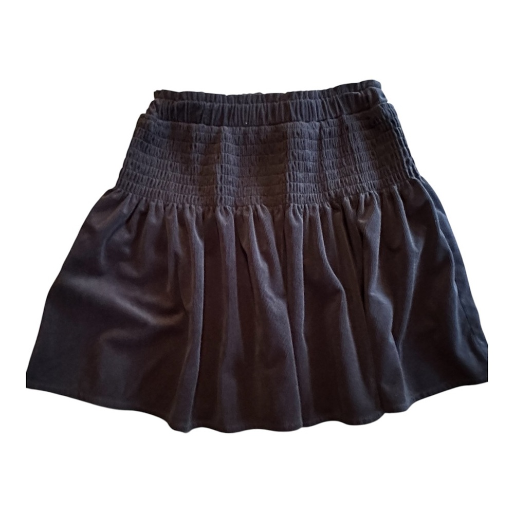 GB Girls Girls Smocked Waist Skirt Black Size M